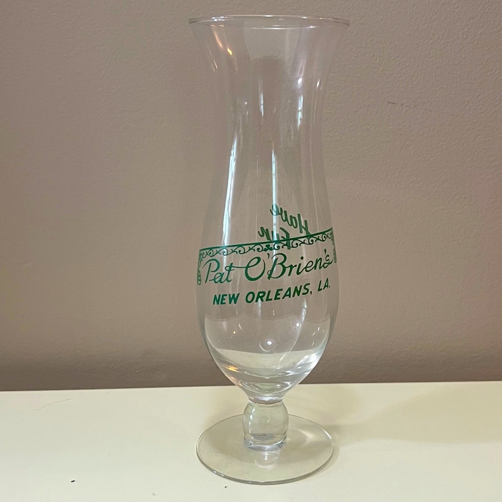 Vintage New Orleans Pat O'Brien's Hurricane Glass